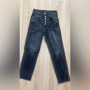 7 For All Mankind Black Women's Jeans